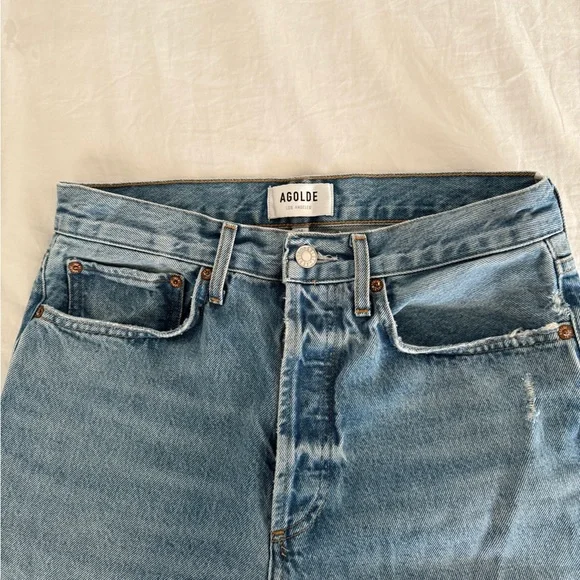 Agolde 90s Mid Rise Straight Jeans 26 - Picture 8 of 10